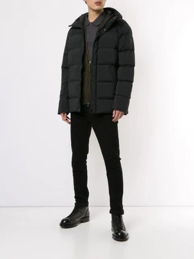Shop J. Lindeberg Puffer Jacket In Black