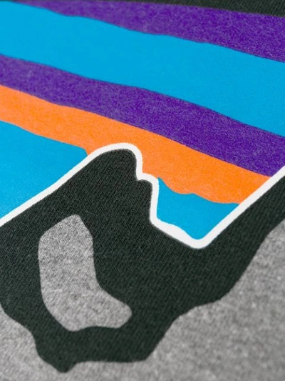 Shop Patagonia Logo Print Jumper In Grey