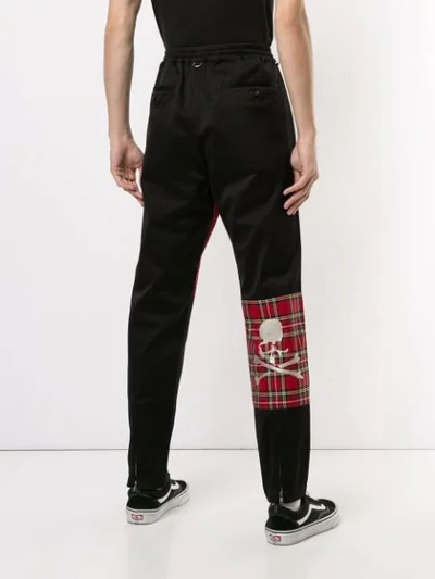 Shop Mastermind Japan Young At Heart Track Pants In Black