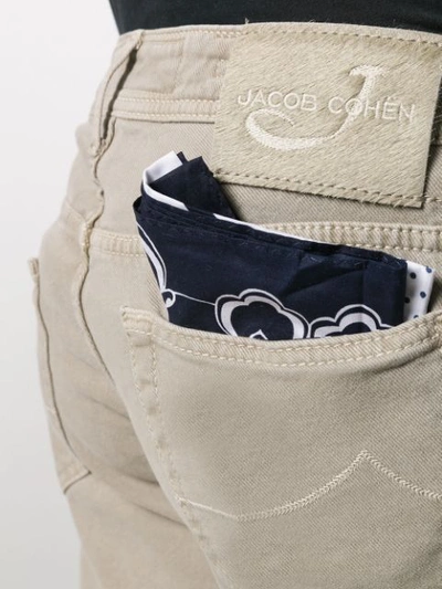 Shop Jacob Cohen Slim-fit Jeans In Neutrals
