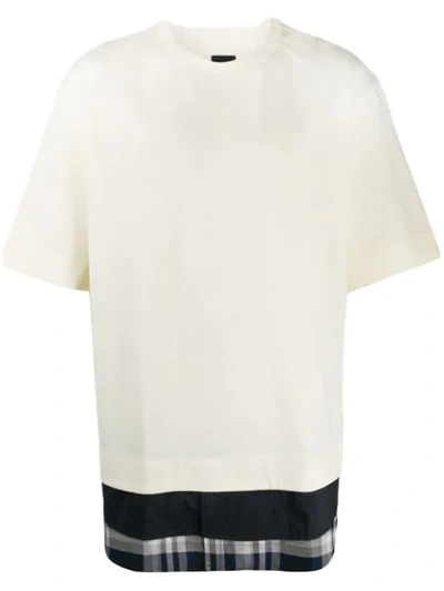 Shop Juunj Layered T-shirt In 01 White