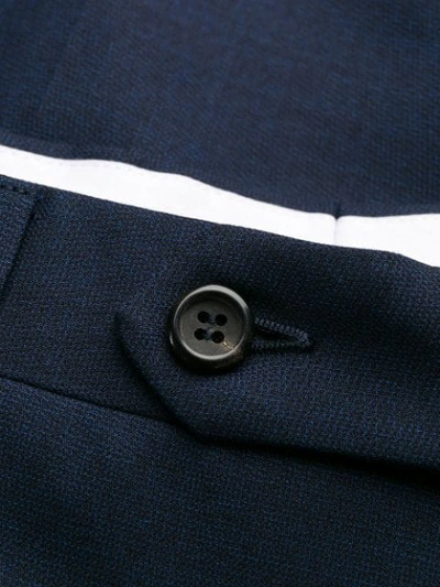 Canali Tailored Suit Trousers In Blue