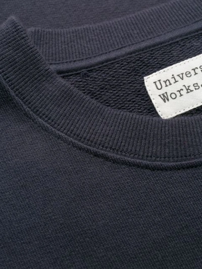 Shop Universal Works Loopback Sweatshirt In Blue
