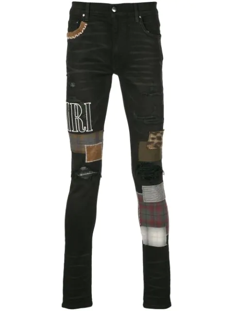 amiri patch jeans