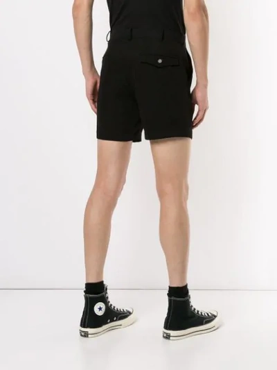 Shop Loveless Tile Print Shorts In Black