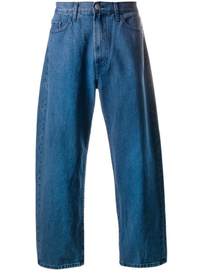 Shop Sunnei Weite Jeans In Washeddenim