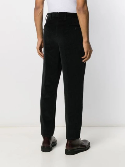 Shop The Gigi Tapered Corduroy Trousers In Black