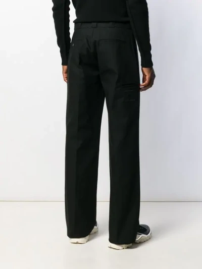 EMBROIDERED STRAIGHT-LEG TROUSERS