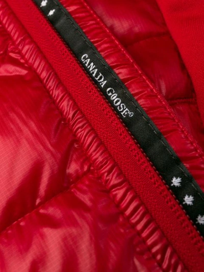 Shop Canada Goose Fitted Puffer Jacket In Red