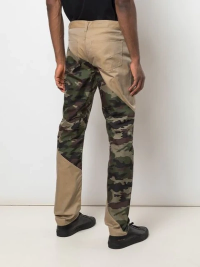 MOSTLY HEARD RARELY SEEN CAMOUFLAGE SLICED JEANS 