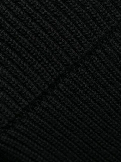 Shop Roberto Collina Ribbed-knit Zip-up Cardigan In Black
