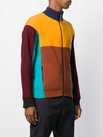 Shop Kenzo Sweatshirt In Colour-block-optik In Yellow