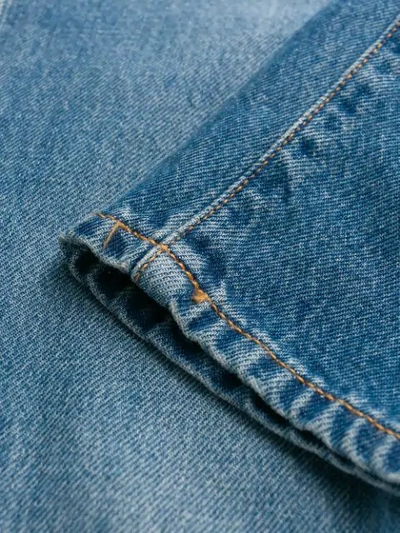 Shop Off-white Diagonals Print Jeans In Blue