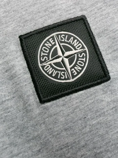 Shop Stone Island Branded T-shirt - Green