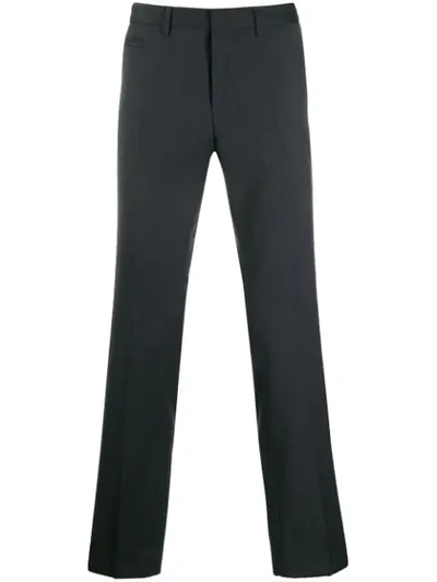 Shop Hugo Boss Slim-fit Trousers In Grey