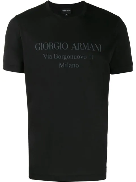 giorgio armani black shirt