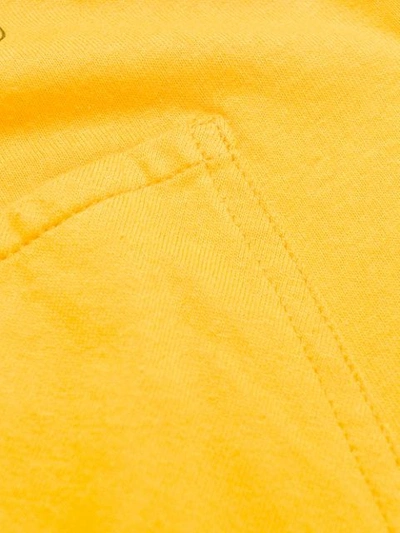 Shop Off-white Logo Print Sweatshirt In Yellow Black