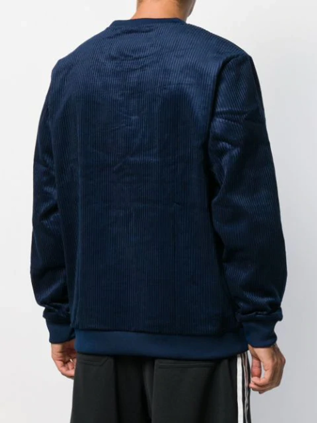 Adidas Originals Samstag Corduroy Sweatshirt In Navy ModeSens