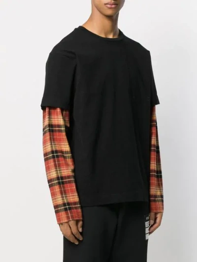 Shop Alyx Layered Long Sleeve T-shirt In Black