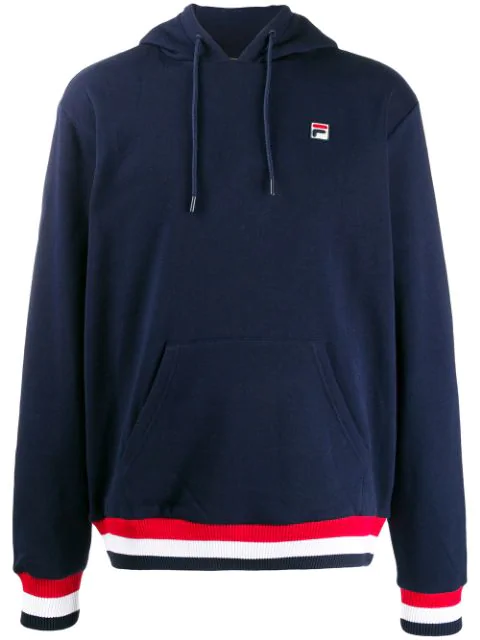 fila striped hoodie
