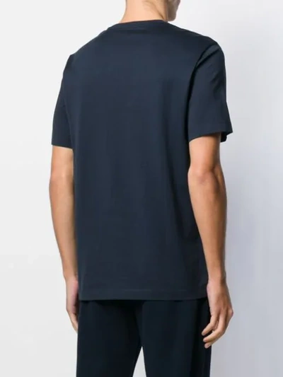Shop Corneliani 3d Logo T-shirt In Blue