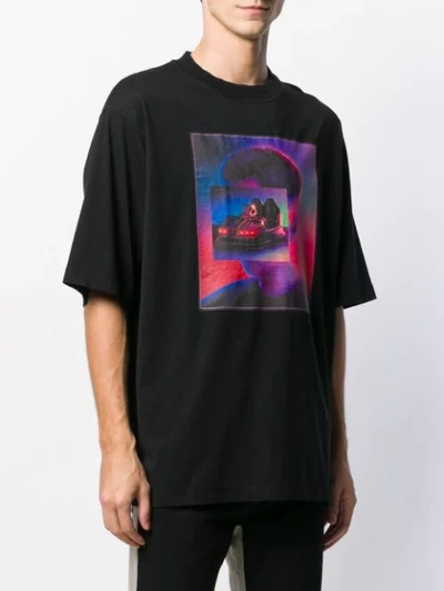Shop Marcelo Burlon County Of Milan Bumper Car Print T-shirt In Black