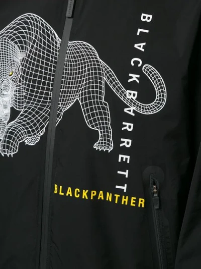 Shop Blackbarrett Panther Print Bomber Jacket In Black
