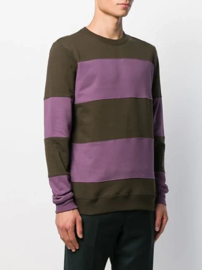 Shop Ps By Paul Smith Striped Cotton Sweatshirt In 35