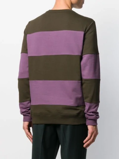 Shop Ps By Paul Smith Striped Cotton Sweatshirt In 35