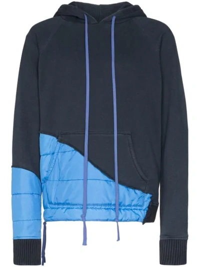 Shop Greg Lauren M308m Navy Nylon/cotton/polyester In Blue