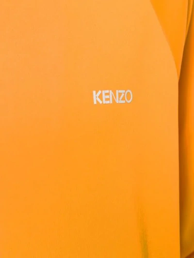 Shop Kenzo Logo Print Track Jacket In 41 Orange