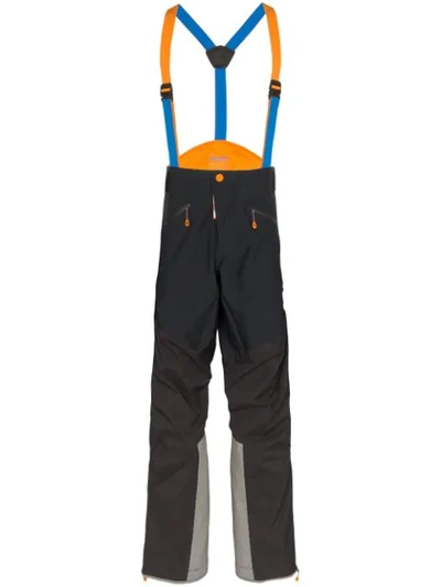 BLACK AND GREY NORDWAND HARDSHELL TROUSERS