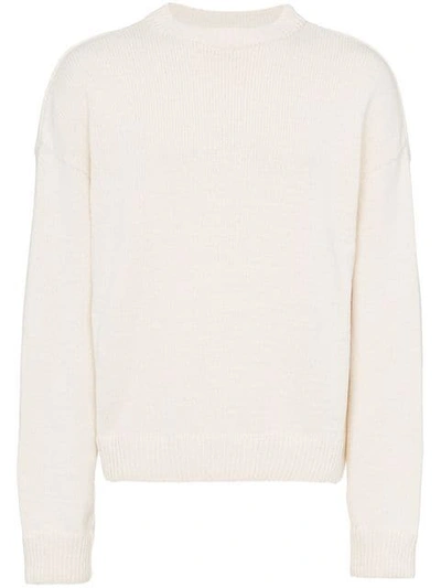 Shop Our Legacy Sonar Round Neck Jumper In White