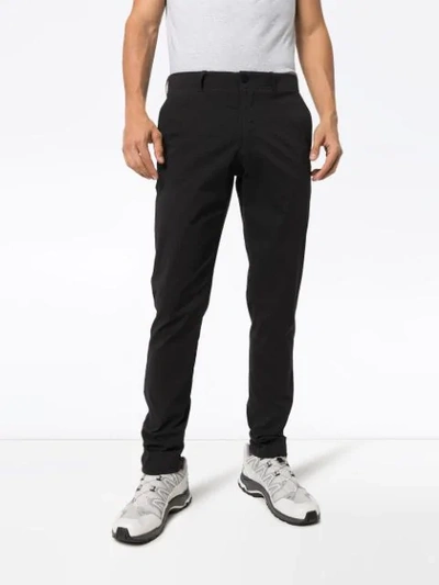 Shop Rapha Randonne Tapered Leg Trousers In Blue