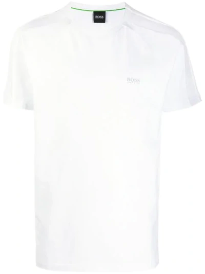 Shop Hugo Boss Logo Raglan T In White