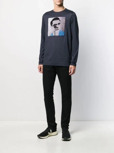 Shop Limitato X Pure Evil 'nightmare' Sweatshirt In Blue