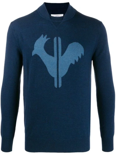 Shop Rossignol Classique Crew Neck Sweater In Blue