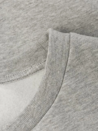 Shop Karl Lagerfeld Karl Print Sweatshirt In Grey