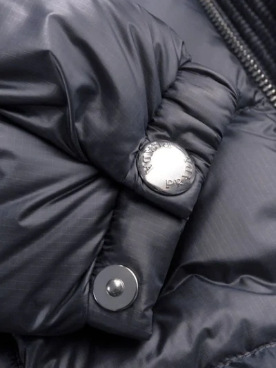 Shop Prada Rip Stop Padded Jacket In Grey