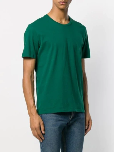 Shop Majestic Plain Crew-neck T-shirt In Green