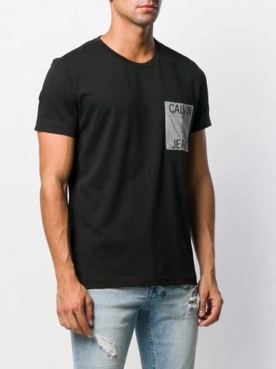 Shop Calvin Klein Jeans Est.1978 T-shirt Mit Logo-print In Black