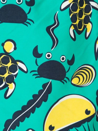 Shop Vilebrequin Moorea Turtles-print Swim Shorts In Green