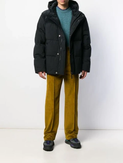 Shop Acne Studios Tailored Corduroy Trousers In Yellow