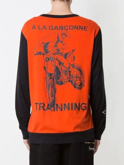 Shop À La Garçonne X Hering Trainning T-shirt In Orange
