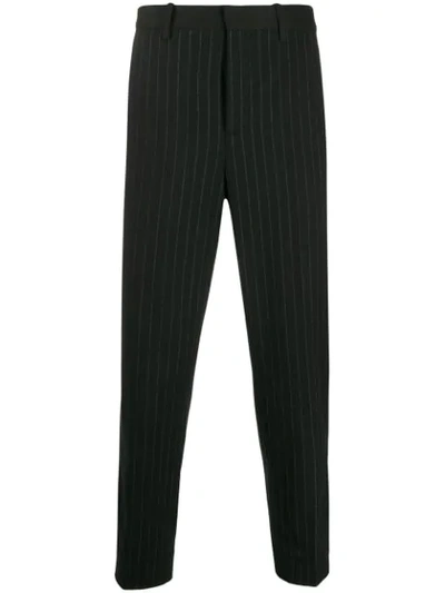 Shop Neil Barrett Slim Fit Tailored Trousers In Black