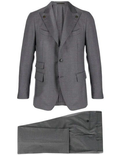 Shop Gabriele Pasini Jet Set Two-piece Suit In 35 Grigio