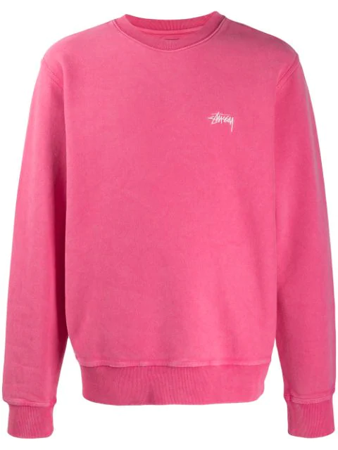 stussy pink sweater