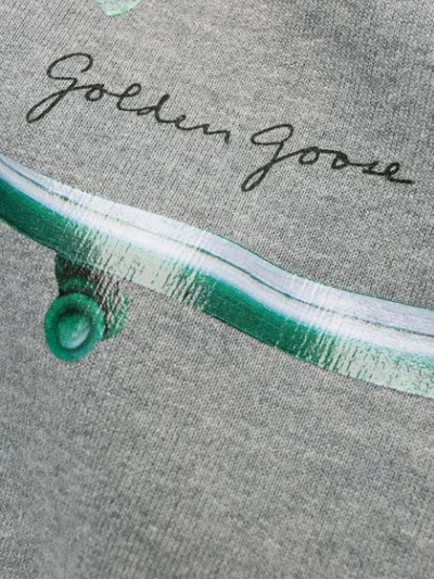 Shop Golden Goose Toy Soldier Print Sweatshirt In Grey