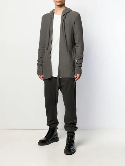 Shop Thom Krom Lightweight Hooded Jacket In Grey