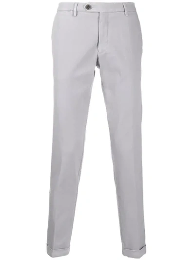 Shop Al Duca D'aosta Turned Hem Trousers In Grey